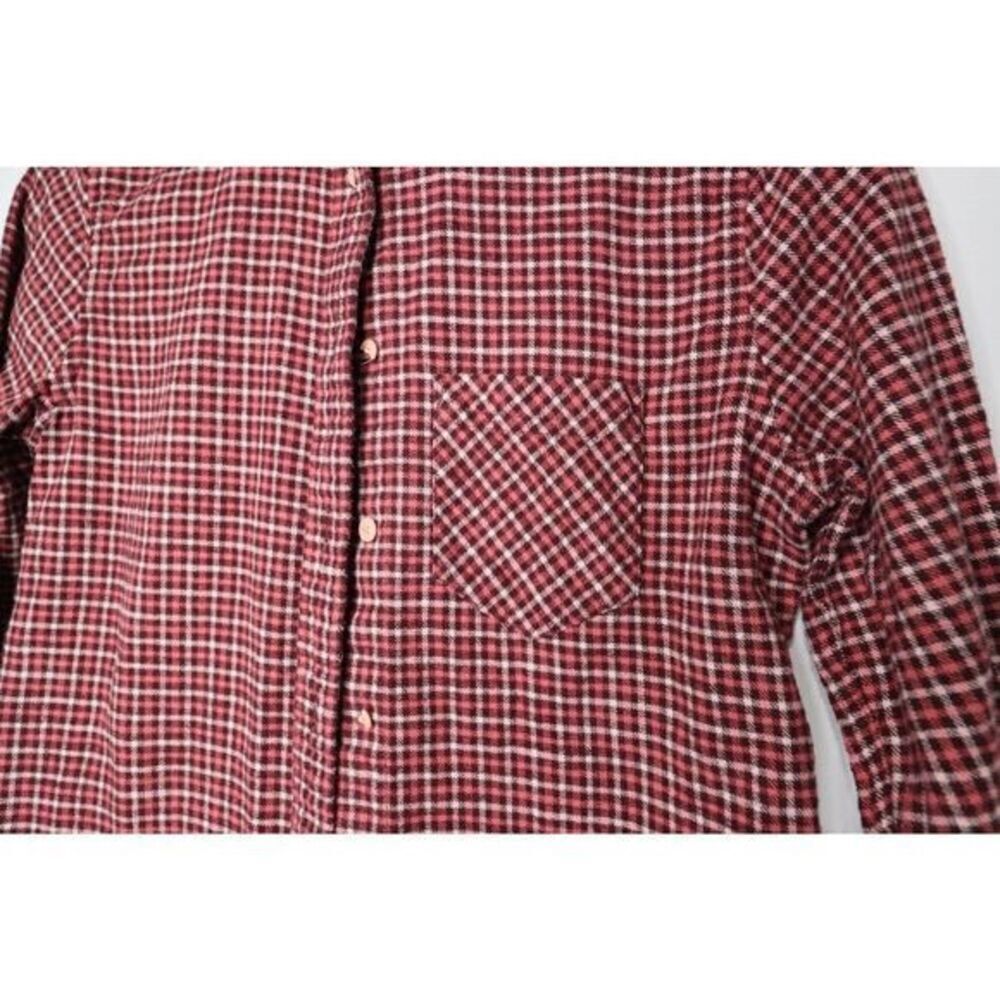 NWOT J. Crew Classic-fit shirt in prairie check flannel Size 0‎ - Picture 12 of 12